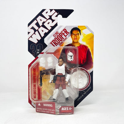 Vintage Hasbro Star Wars Mid MOC Clone Trooper (Training Fatigues) #55 - Hasbro Saga Legends - 30th Anniversary Collection