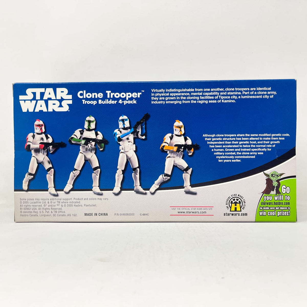 Vintage Hasbro Star Wars Mid MOC Clone Trooper Troop Builder 4-pack Colour Set - Original Trilogy Collection - MISB (2005)