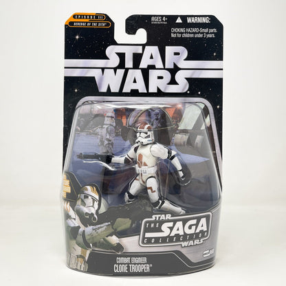 Vintage Hasbro Star Wars Mid MOC Combat Engineer Clone Trooper #68 - Hasbro Saga Collection (2007)