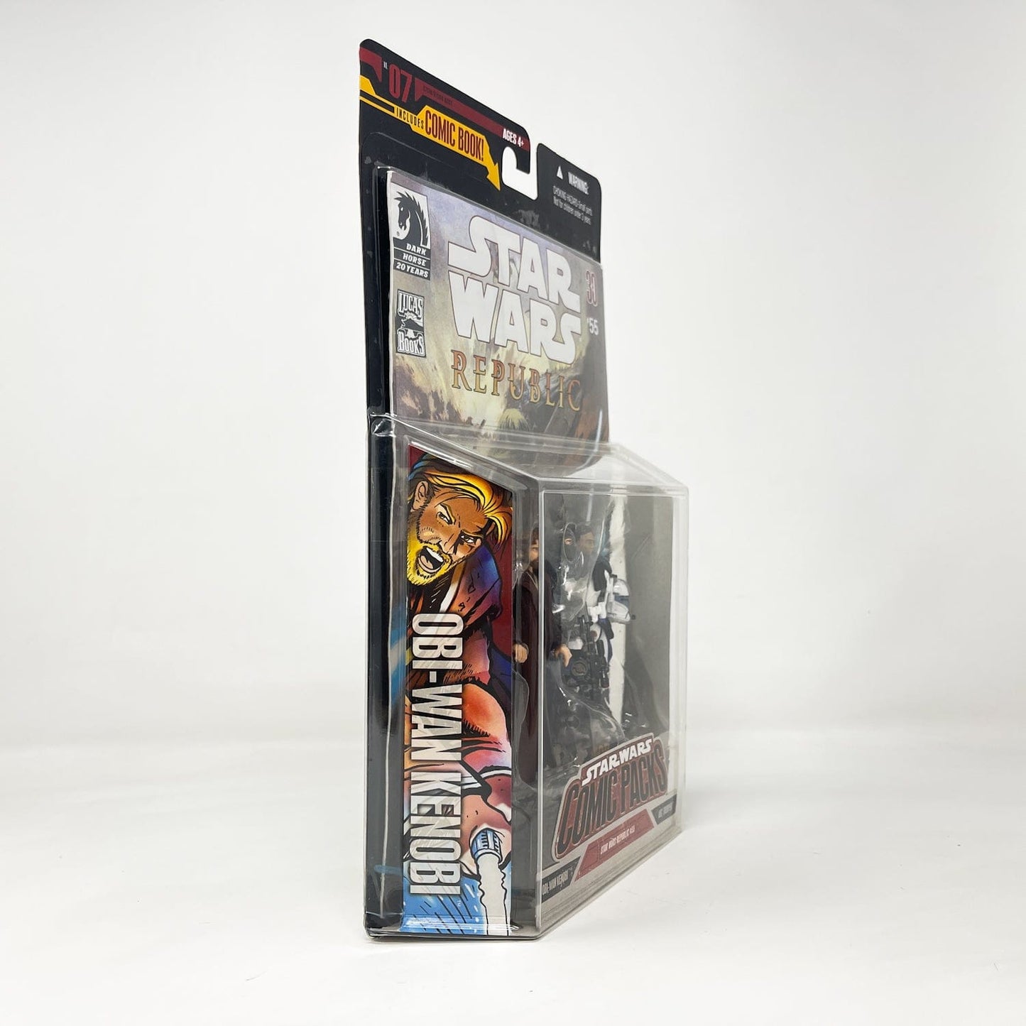 Vintage Hasbro Star Wars Mid MOC Comic Pack #07 Obi-Wan Kenobi & ARC Trooper - Hasbro Star Wars Darkhorse Comic Action Figure 2-Pack