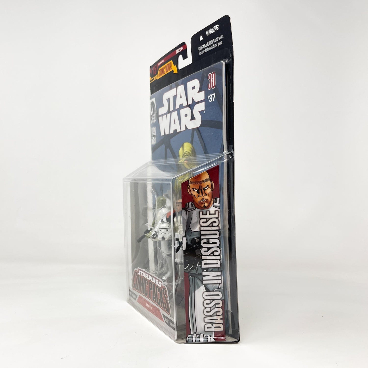 Vintage Hasbro Star Wars Mid MOC Comic Pack #15 - Mouse & Basso (In Stormtrooper Disguise) - Hasbro Star Wars Darkhorse Comic 2-Pack (2007)