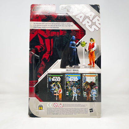Vintage Hasbro Star Wars Mid MOC Comic Pack #2 Darth Vader and Rebel Officer - Hasbro Star Wars Darkhorse Comic Action Figure 2-Pack