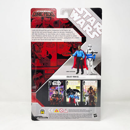 Vintage Hasbro Star Wars Mid MOC Comic Pack Lando Calrissian & Stormtrooper - Hasbro Star Wars Darkhorse Comic Action Figure 2-Pack