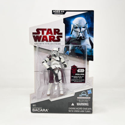 Vintage Hasbro Star Wars Mid MOC Commander Bacara BD47 - Hasbro Legacy Collection 3.75"