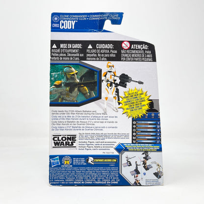Vintage Hasbro Star Wars Mid MOC Commander Cody CW03 - Hasbro The Clone Wars (2010)