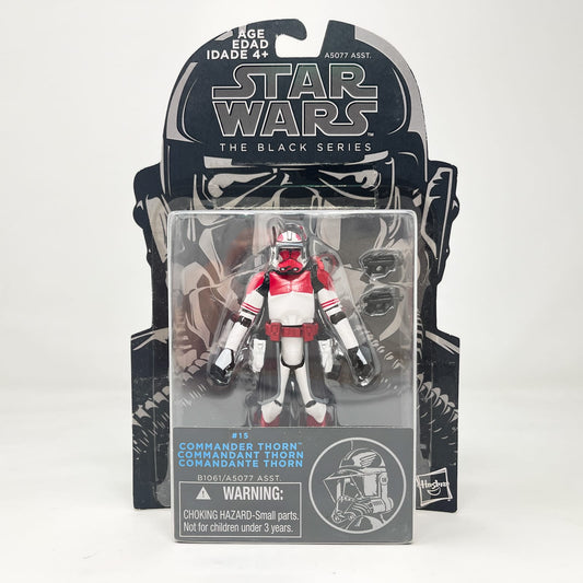 Vintage Hasbro Star Wars Mid MOC Commander Thorn (Blue Line) #15 - Hasbro 2014 3.75" Black Series Star Wars Action Figure