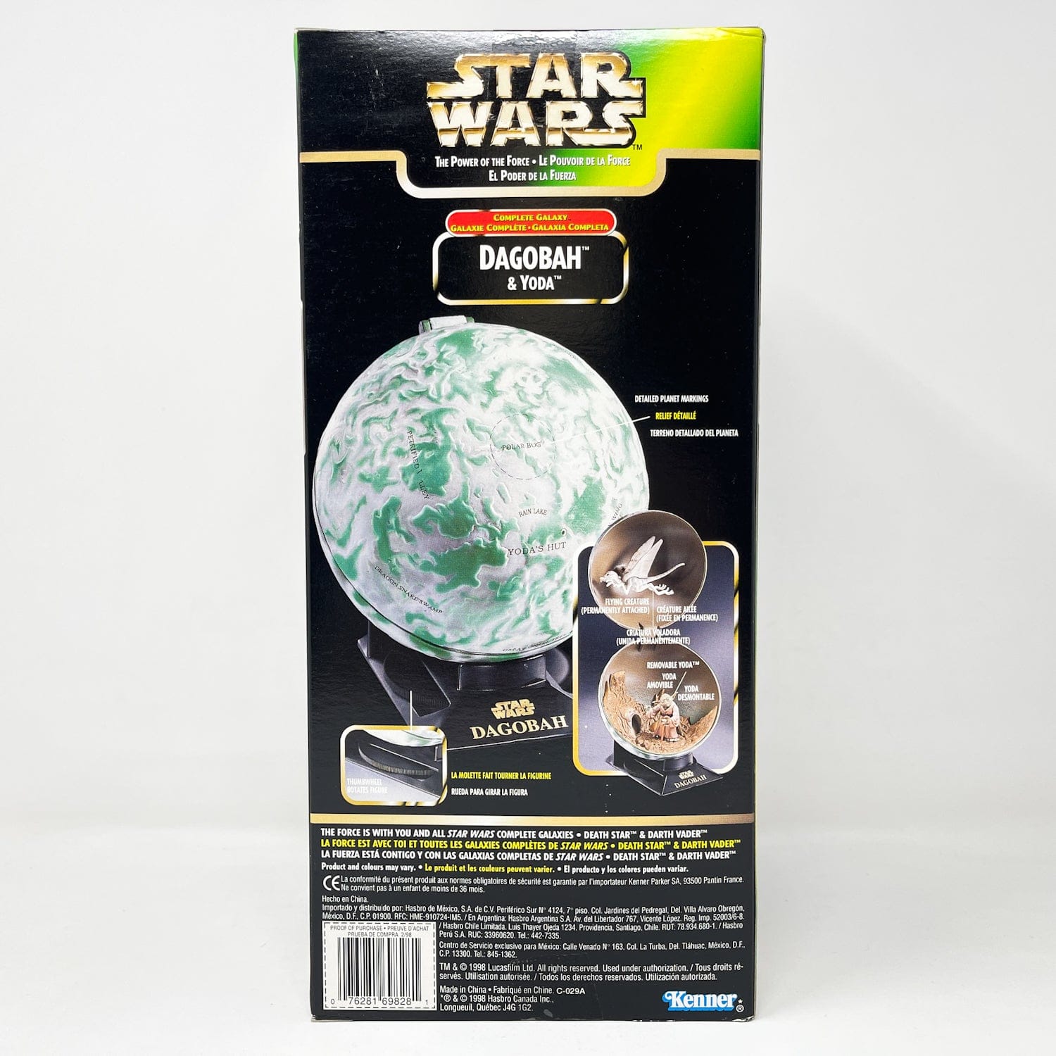 Vintage Hasbro Star Wars Mid MOC Complete Galaxy Planets & Figure - Full Set of 4 - Hasbro Power of the Force (POTF2)