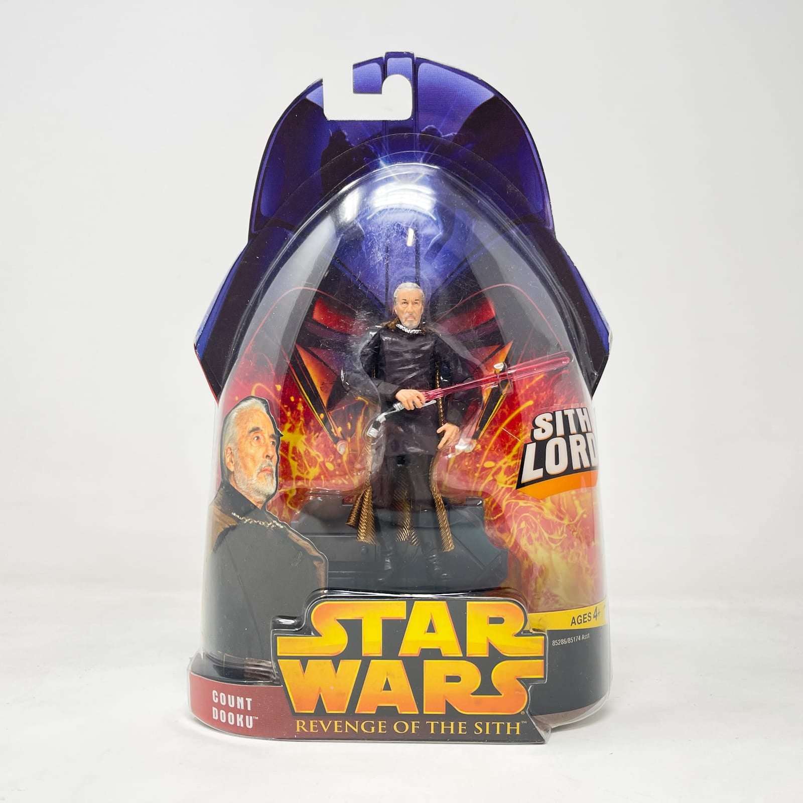 Vintage Hasbro Star Wars Mid MOC Count Dooku (Sith Lord) #13 - Hasbro ROTS 2005