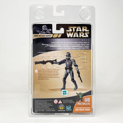 Vintage Hasbro Star Wars Mid MOC Covert Ops Clone Trooper - Hasbro ROTS 2005 Japan Exclusive