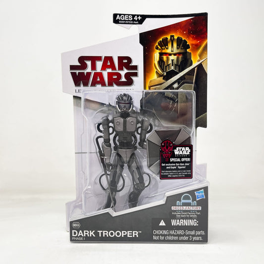 Vintage Hasbro Star Wars Mid MOC Dark Trooper Phase I BD56 - Hasbro Legacy Collection 3.75"