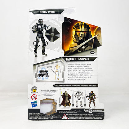 Vintage Hasbro Star Wars Mid MOC Dark Trooper Phase I BD56 - Hasbro Legacy Collection 3.75"