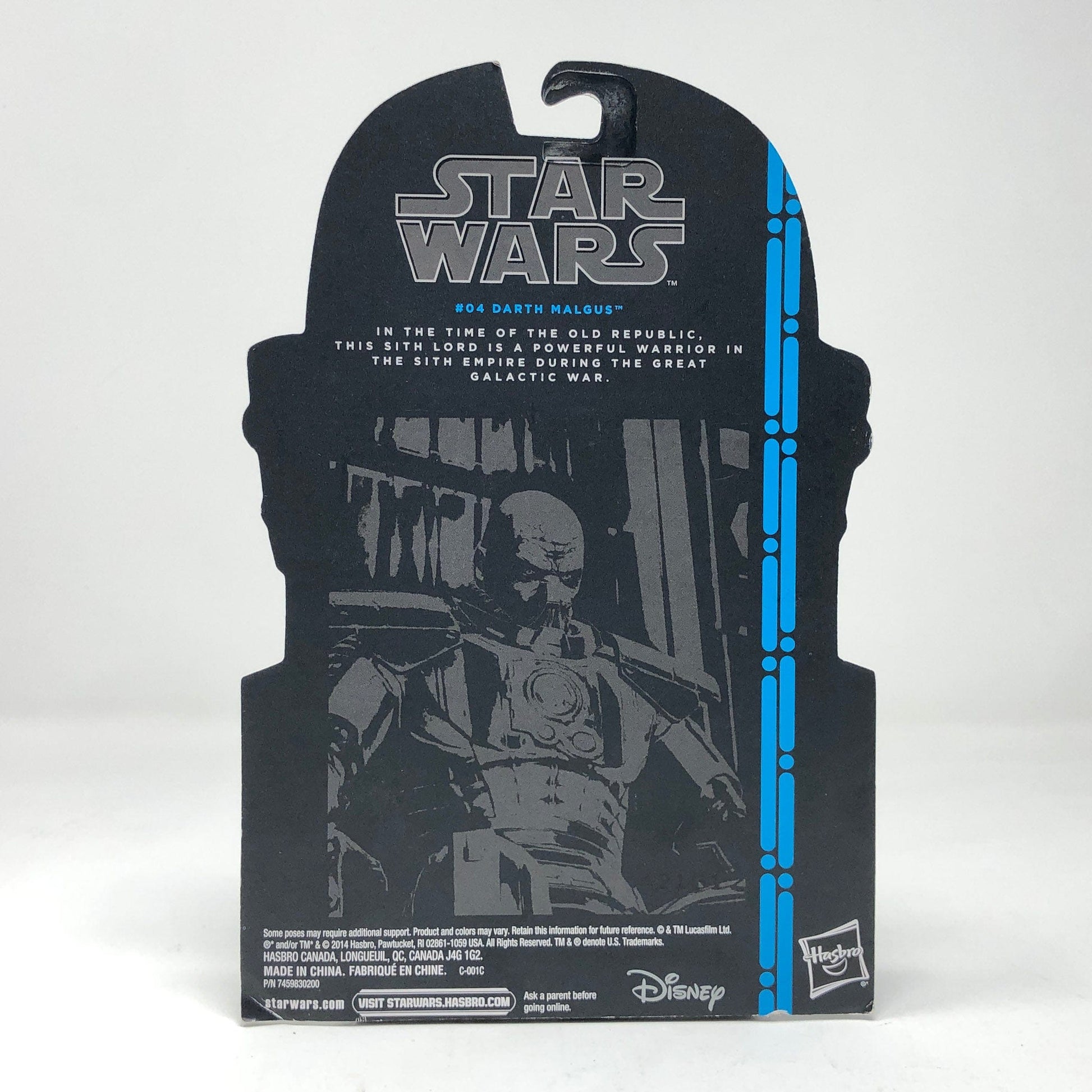 Darth Malgus (Blue Line) #04 - Hasbro 2014 3.75” Black Series Star
