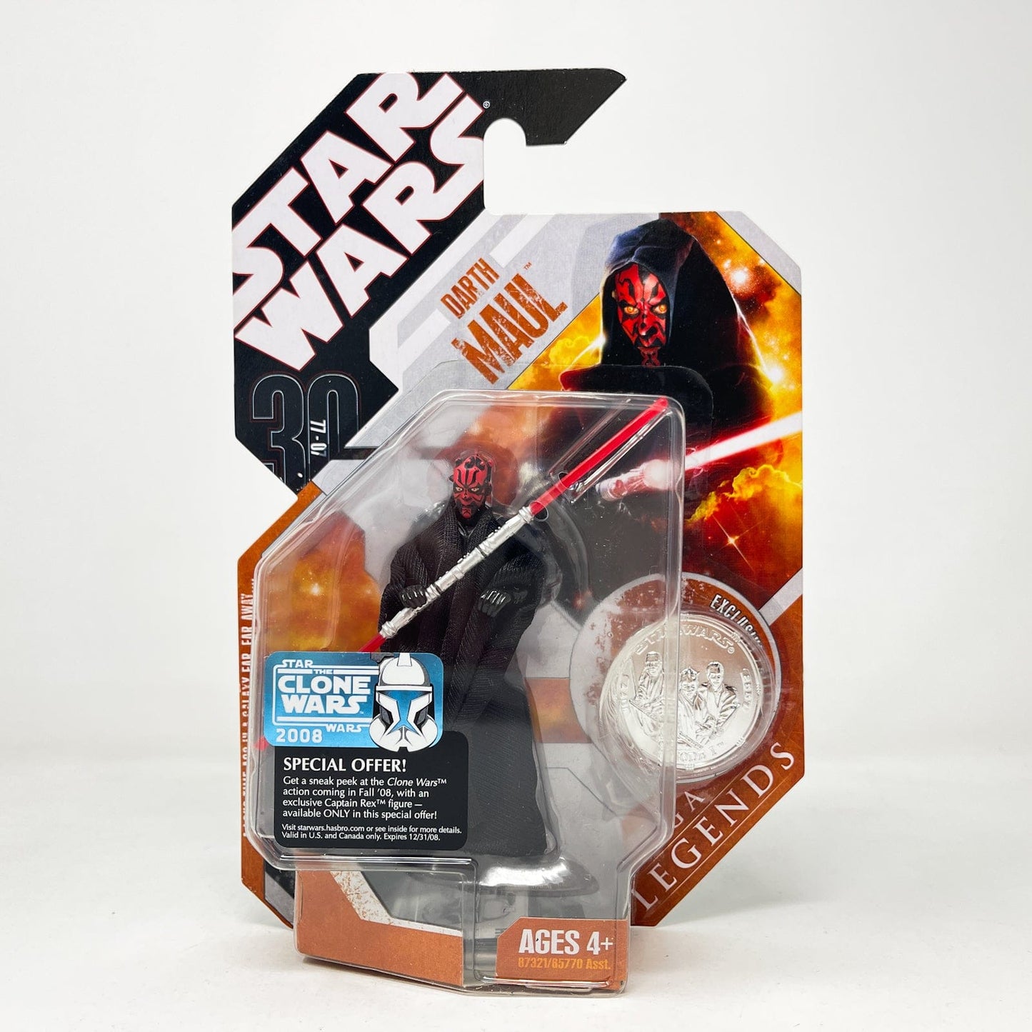 Vintage Hasbro Star Wars Mid MOC Darth Maul - Hasbro 30th Anniversary Collection 3.75"