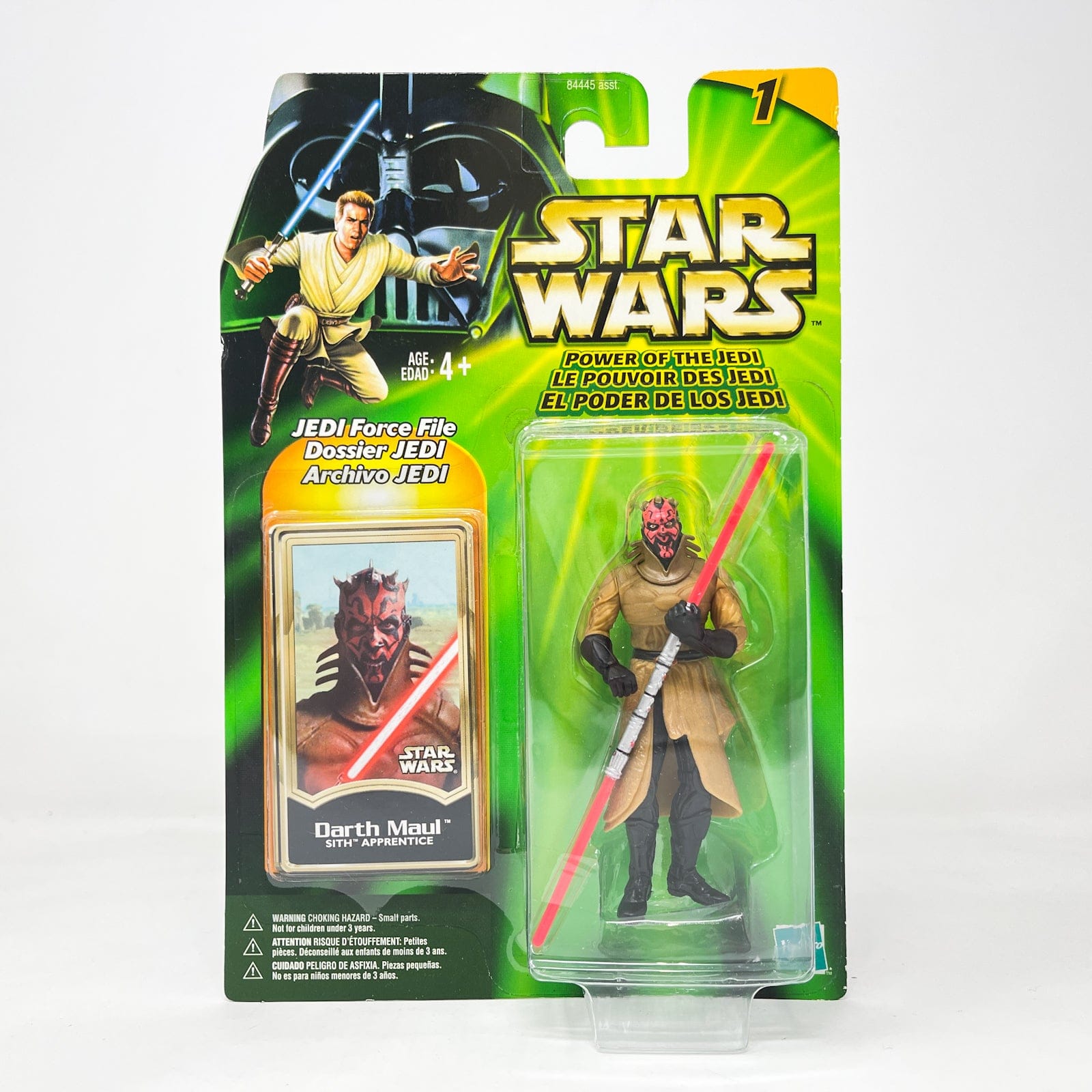 Vintage Hasbro Star Wars Mid MOC Darth Maul (Sith Apprentice) - Hasbro Power of the Jedi POTJ (2001)
