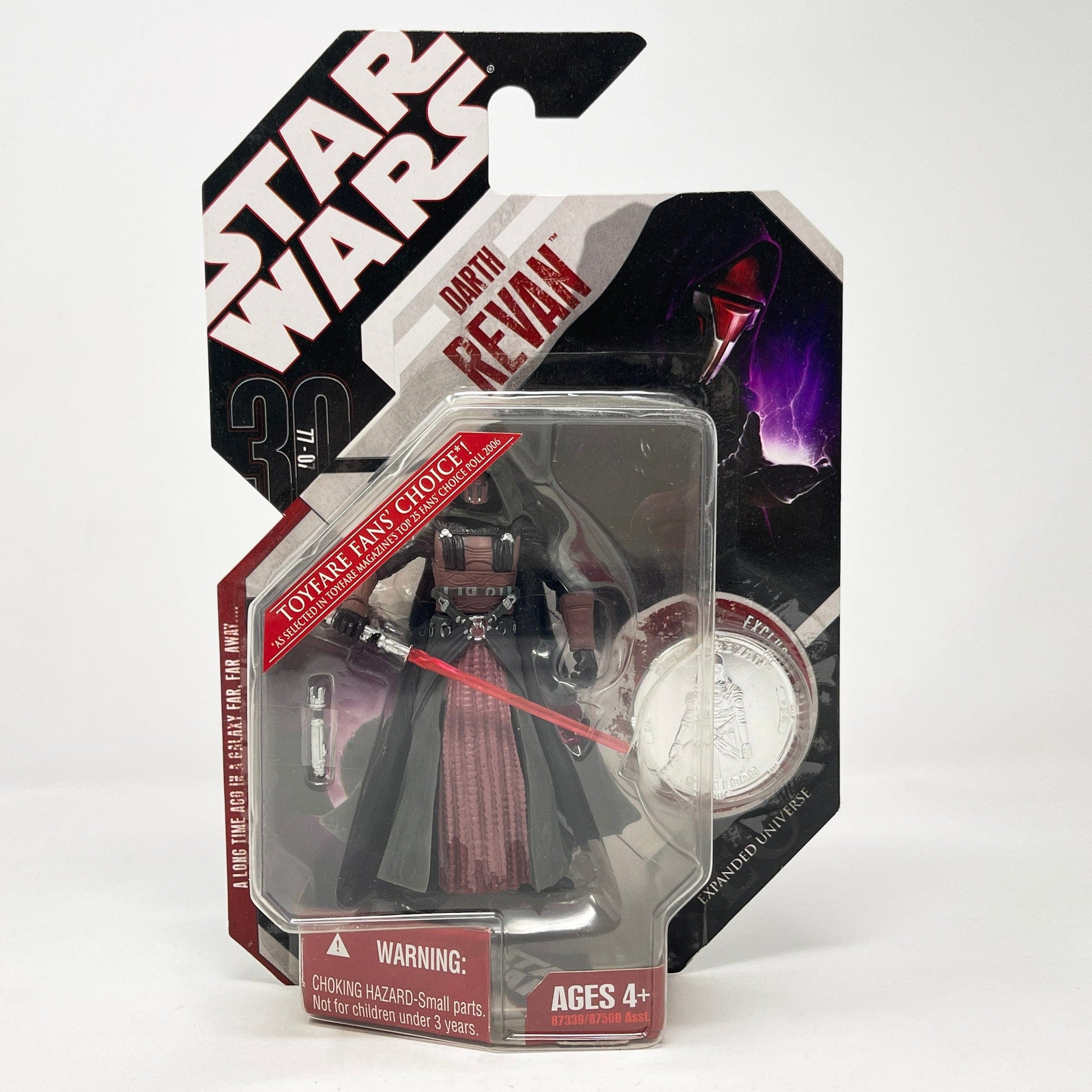 Vintage Hasbro Star Wars Mid MOC Darth Revan #34 (KOTOR) - Hasbro Saga Legends - 30th Anniversary Collection