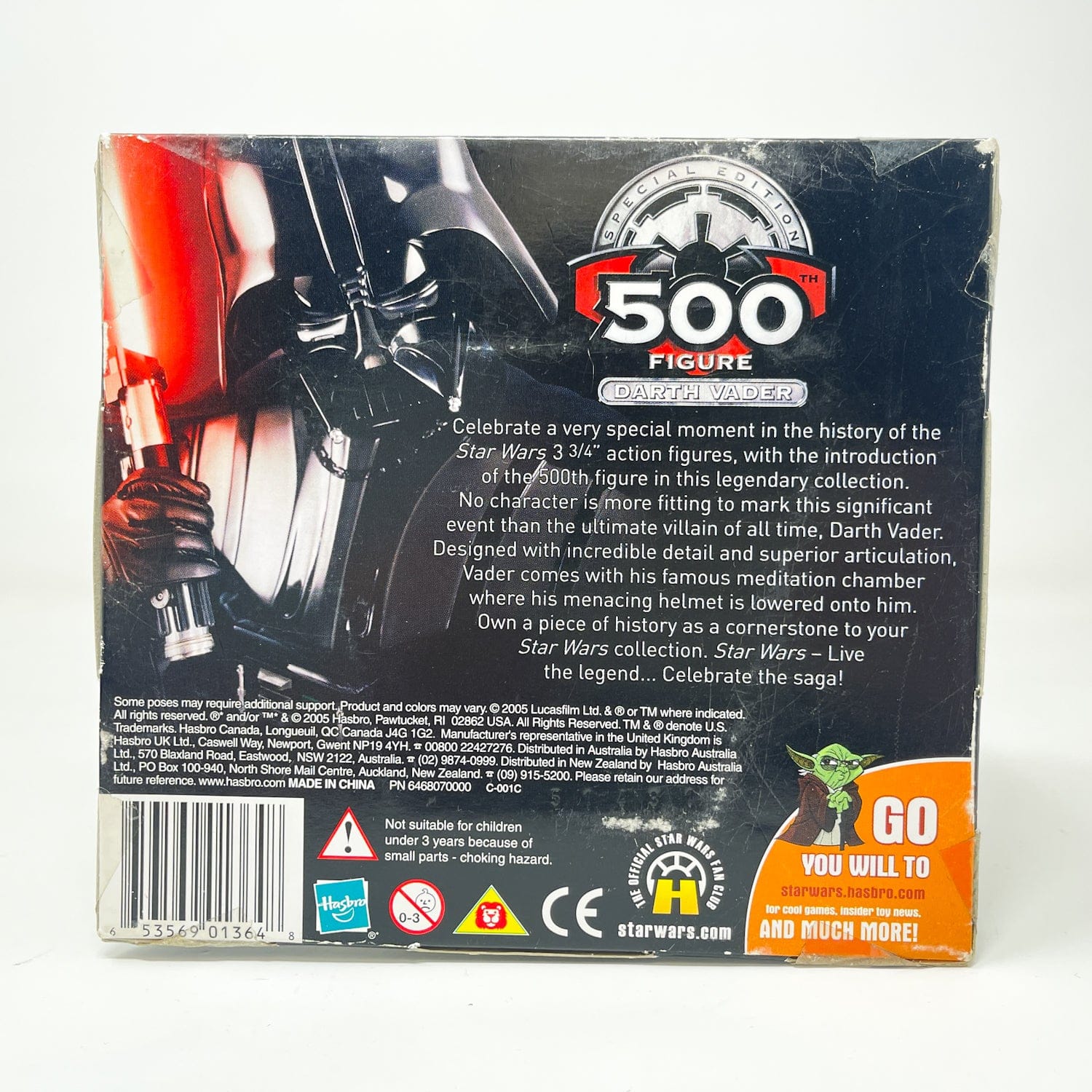 Vintage Hasbro Star Wars Mid MOC Darth Vader (500th Figure) – Hasbro Revenge of the Sith (2005)