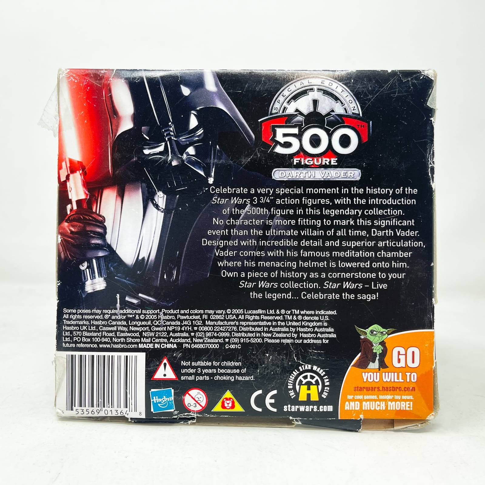 Vintage Hasbro Star Wars Mid MOC Darth Vader (500th Figure) – Hasbro Revenge of the Sith (2005)