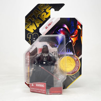 Vintage Hasbro Star Wars Mid MOC Darth Vader (ANH) #16 Gold Coin - Hasbro 30th Anniversary Collection 3.75"