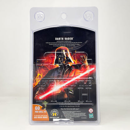 Vintage Hasbro Star Wars Mid MOC Darth Vader (Lava Reflection) - Hasbro ROTS 2005 Target Exclusive