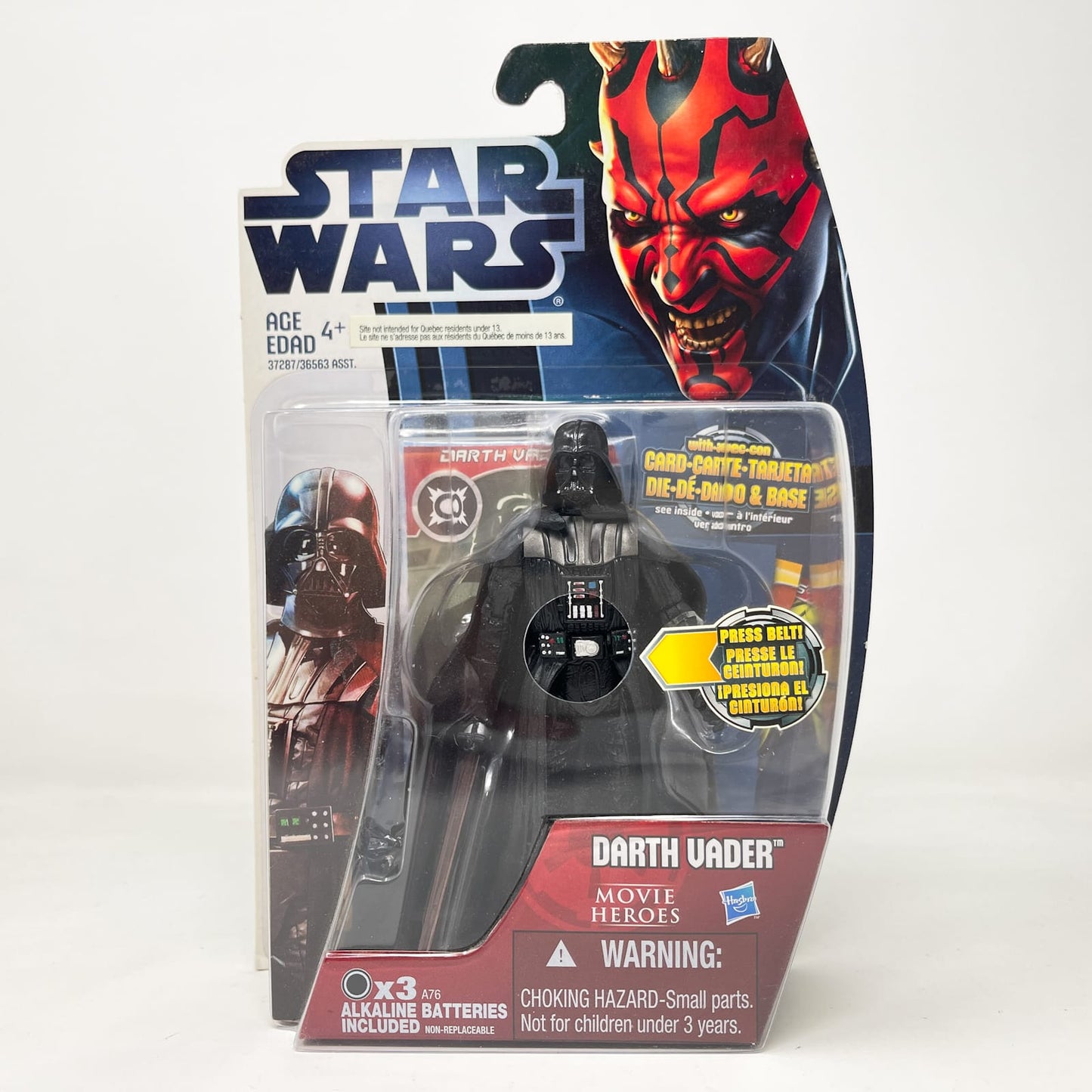 Vintage Hasbro Star Wars Mid MOC Darth Vader MH20 – Hasbro Movie Heroes (2012)