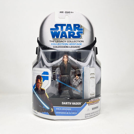 Vintage Hasbro Star Wars Mid MOC Darth Vader - ROTS (SL 3) 2008 - Hasbro Legacy Collection Saga Legends Star Wars Action Figure
