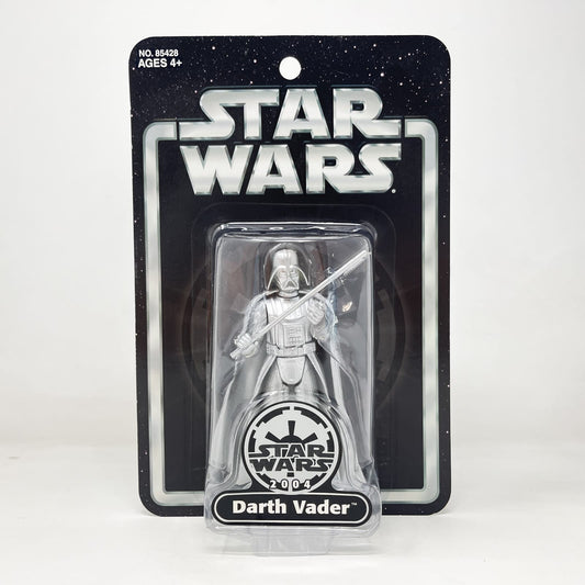 Vintage Hasbro Star Wars Mid MOC Darth Vader (Silver Edition) Exclusive - Hasbro Original Trilogy Collection (2004)