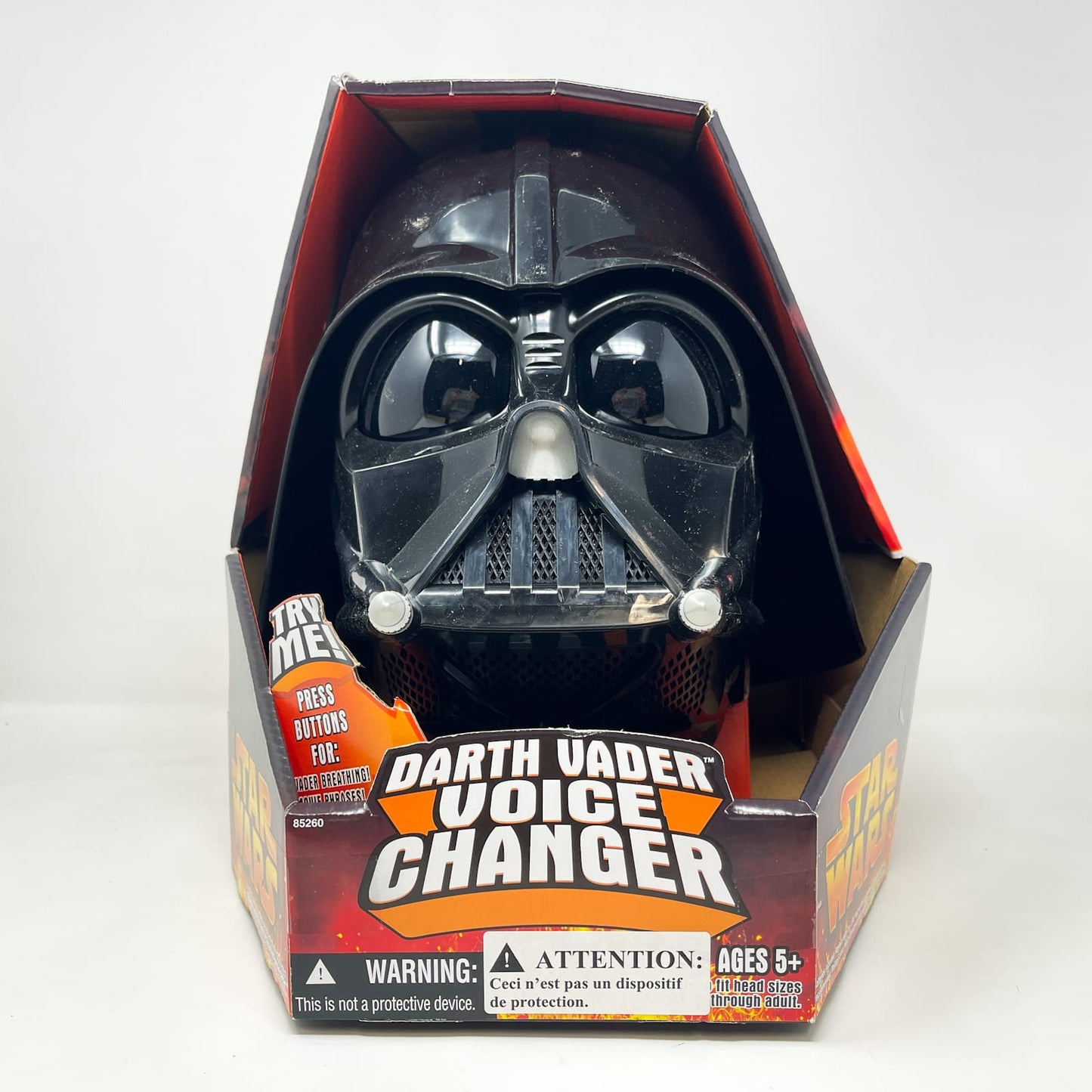 Vintage Hasbro Star Wars Mid MOC Darth Vader Voice Changer Helmet – Hasbro Star Wars Revenge of the Sith (2005)