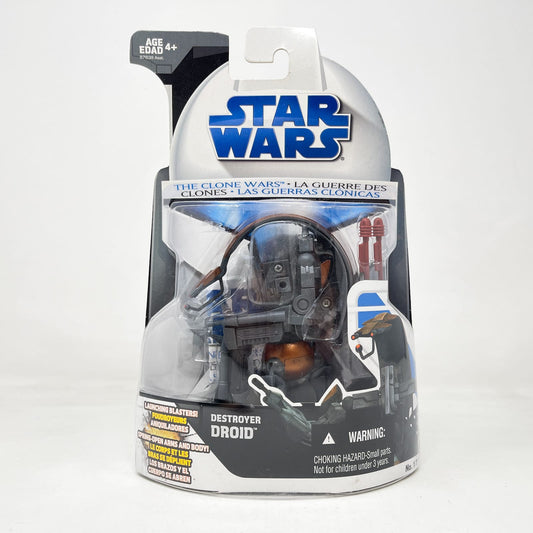 Vintage Hasbro Star Wars Mid MOC Destroyer Droid #17 - Hasbro The Clone Wars (2008)