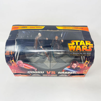 Vintage Hasbro Star Wars Mid MOC Dooku vs. Anakin Battle Arena – Hasbro Revenge of the Sith Battle Pack (2005)