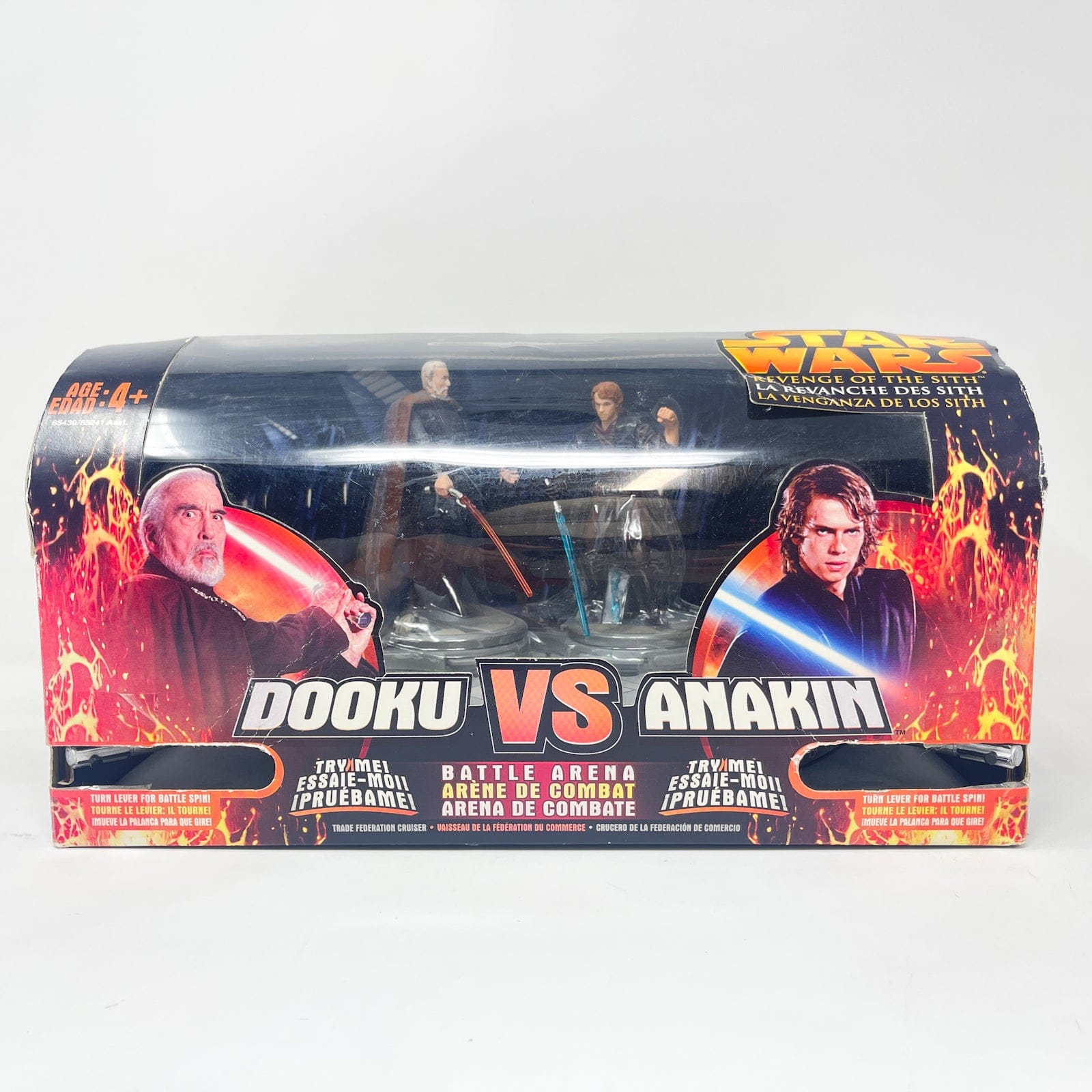 Vintage Hasbro Star Wars Mid MOC Dooku vs. Anakin Battle Arena – Hasbro Revenge of the Sith Battle Pack (2005)