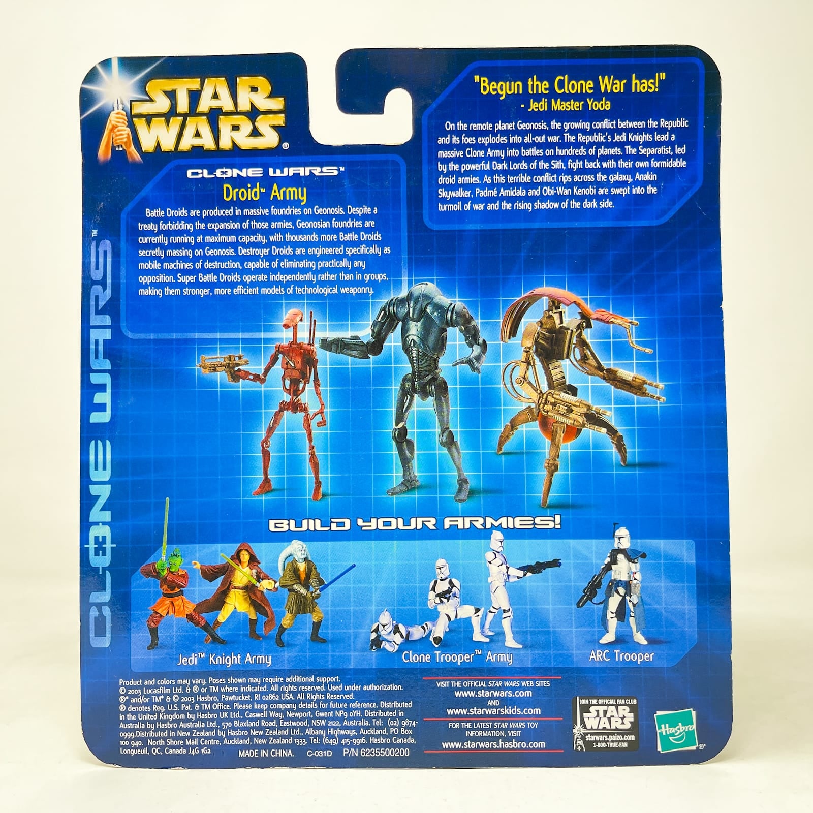 Vintage Hasbro Star Wars Mid MOC Droid Army - Separatist Forces (2003) SAGA Clone Wars MOC