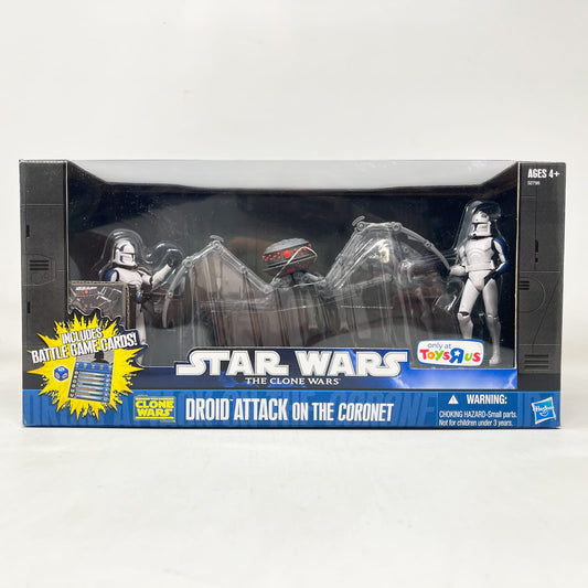 Vintage Hasbro Star Wars Mid MOC Droid Attack on the Coronet Battle Pack (Toys R Us Exclusive) – Hasbro Star Wars The Clone Wars (2010)