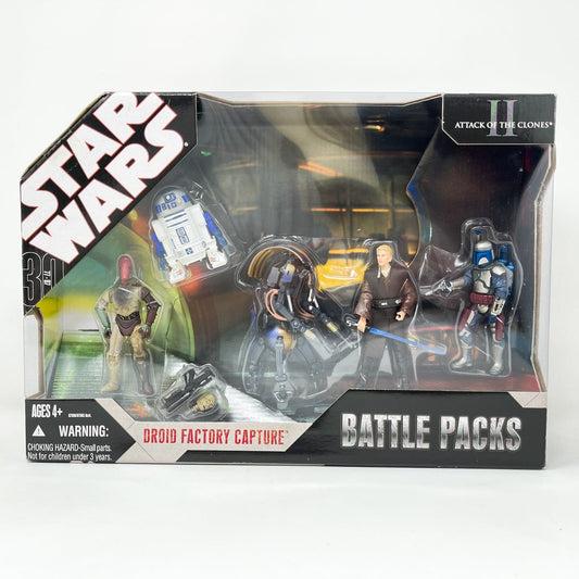 Vintage Hasbro Star Wars Mid MOC Droid Factory Capture Battle Pack - Hasbro 30th Anniversary Collection 3.75"