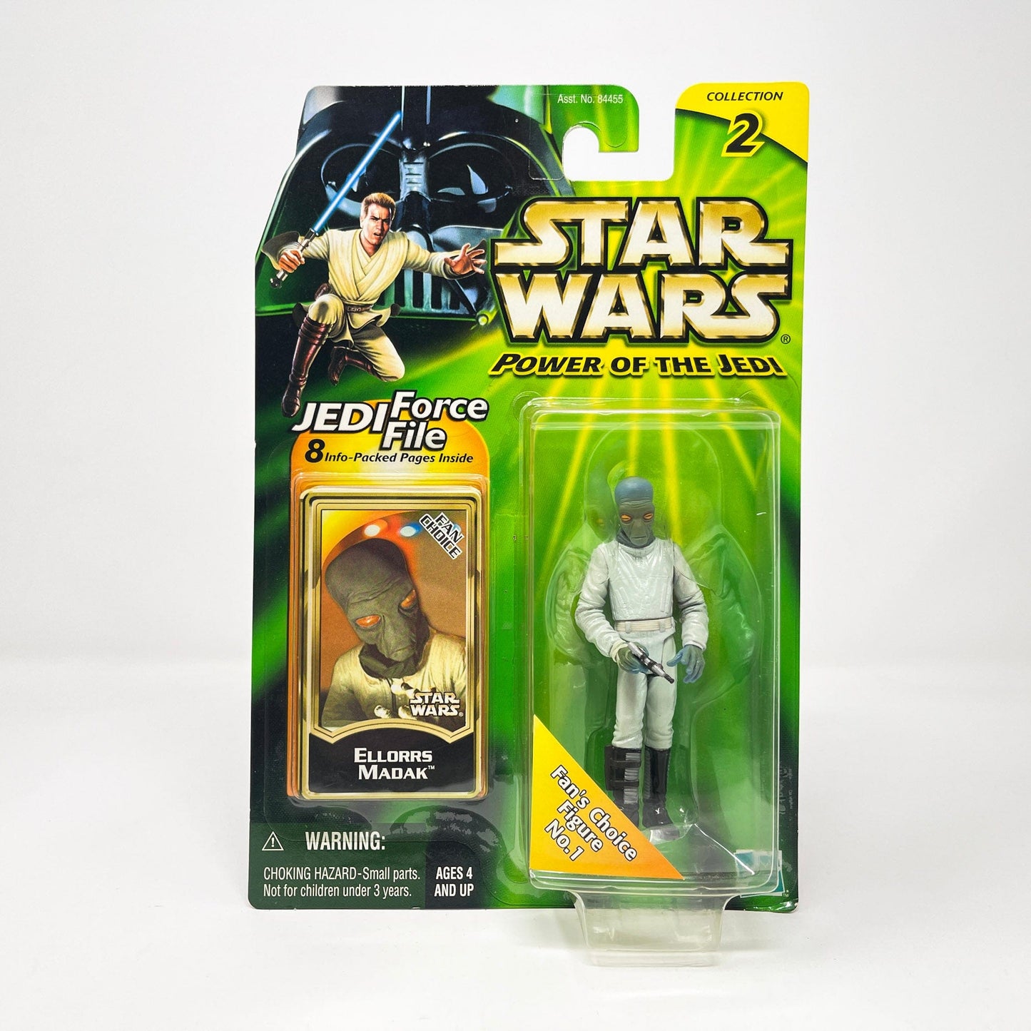 Vintage Hasbro Star Wars Mid MOC Ellorrs Madak - Kenner Power of the Jedi (POTJ) Star Wars Action Figure