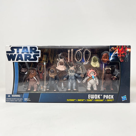 Vintage Hasbro Star Wars Mid MOC Ewok Pack - 3.75" Multi-Packl Hasbro 2012