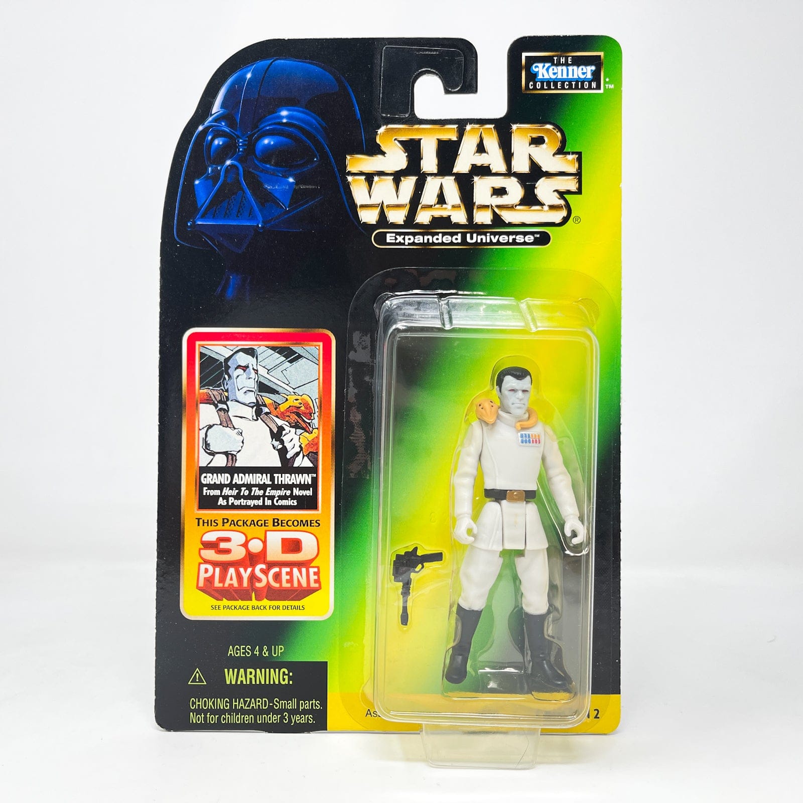 Vintage Hasbro Star Wars Mid MOC Expanded Universe Grand Admiral Thrawn - Hasbro Power of the Force 2