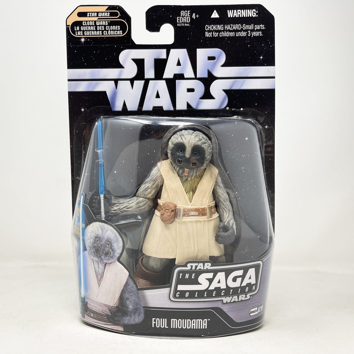 Vintage Hasbro Star Wars Mid MOC Foul Moudama #29 - Hasbro Saga Collection (2006)