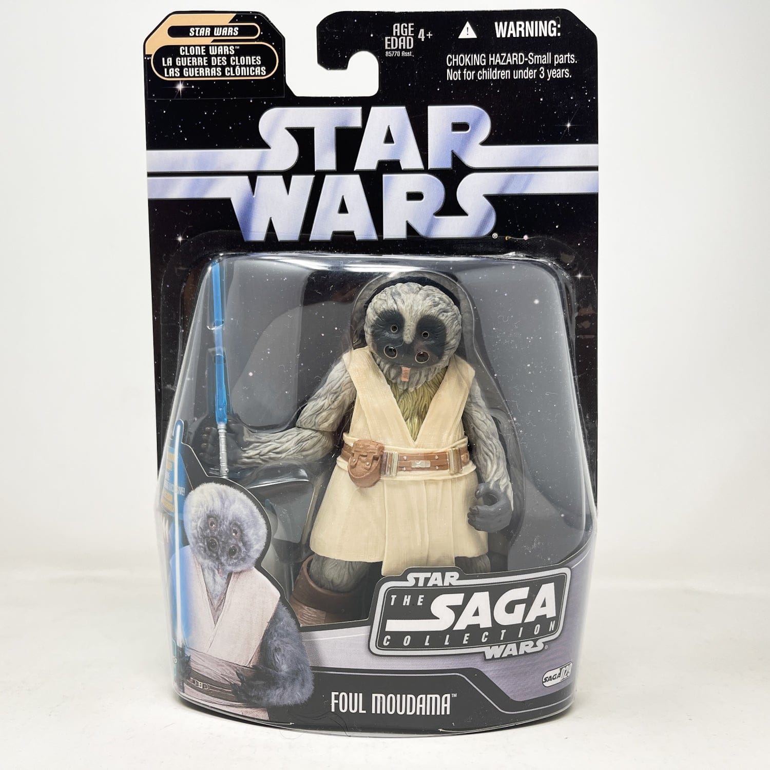 Vintage Hasbro Star Wars Mid MOC Foul Moudama #29 - Hasbro Saga Collection (2006)