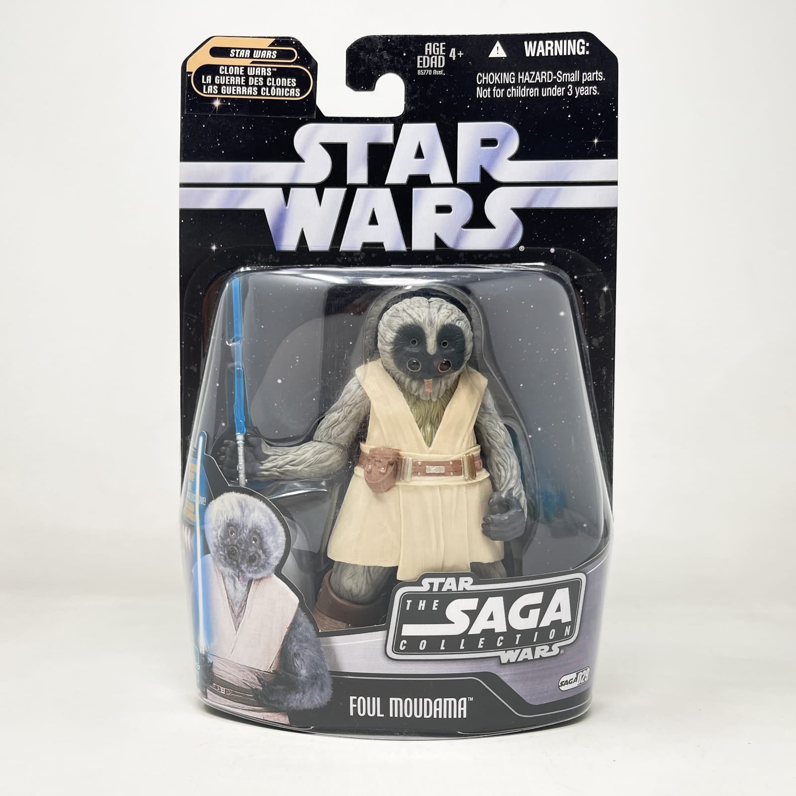 Vintage Hasbro Star Wars Mid MOC Foul Moudama #29 - Hasbro Saga Collection (2006)