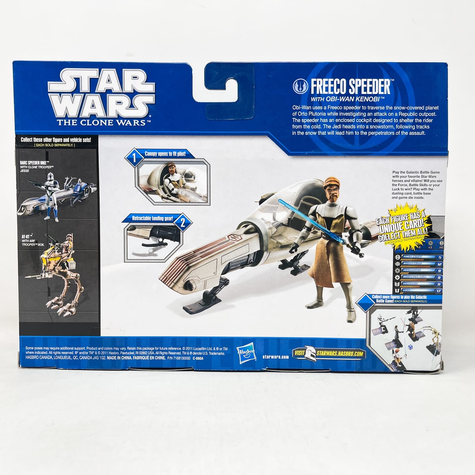 Freeco Speeder with Obi-Wan Kenobi – Hasbro Star Wars The Clone