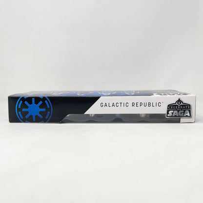 Vintage Hasbro Star Wars Mid MOC Galactic Republic (Celebrate the Saga) - 5 Figure Clone Wars Set - 3.75" Hasbro Saga Collection