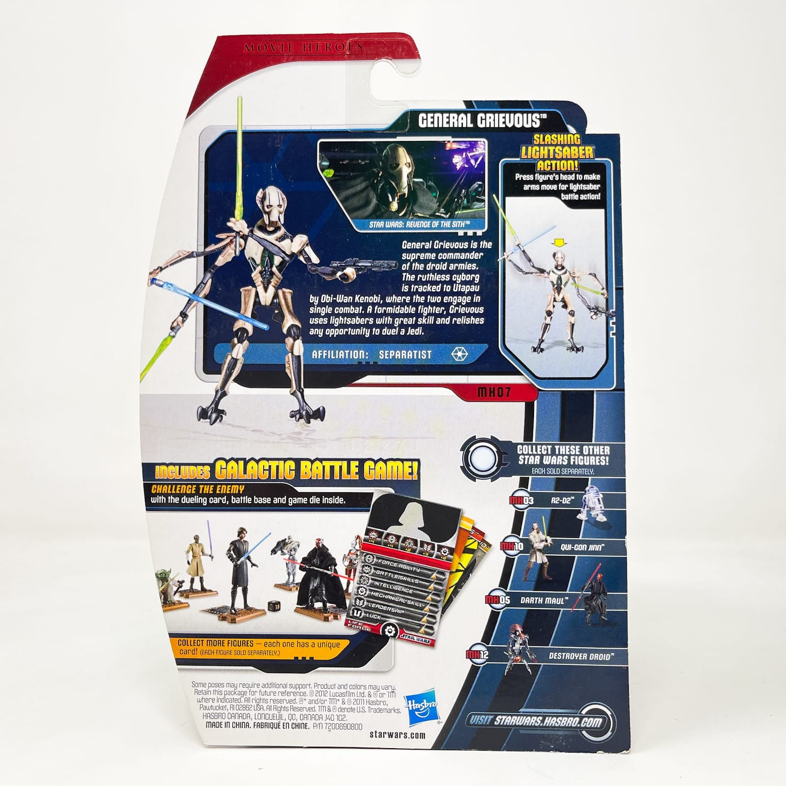 Vintage Hasbro Star Wars Mid MOC General Grievous MH07 – Hasbro Movie Heroes (2012)