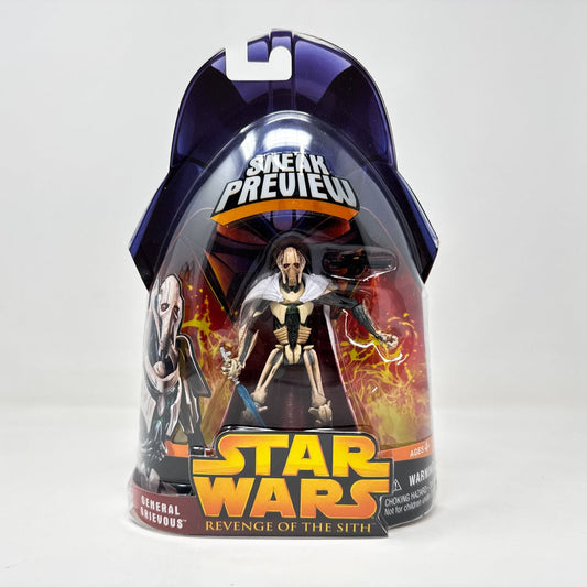 Vintage Hasbro Star Wars Mid MOC General Grievous Sneak Preview #1 of 4 - Hasbro ROTS 2005