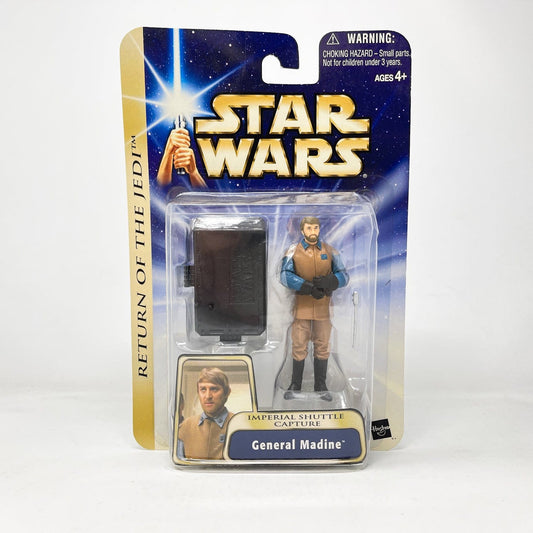 Vintage Hasbro Star Wars Mid MOC General Madine (Imperial Shuttle Capture) #04-20 – Hasbro The Saga Collection 3.75” (2006)