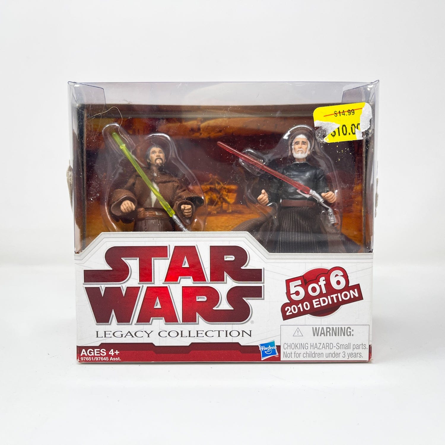 Vintage Hasbro Star Wars Mid MOC Geonosis Arena Showdown 2-Pack #5 - Hasbro Legacy Collection (2010)