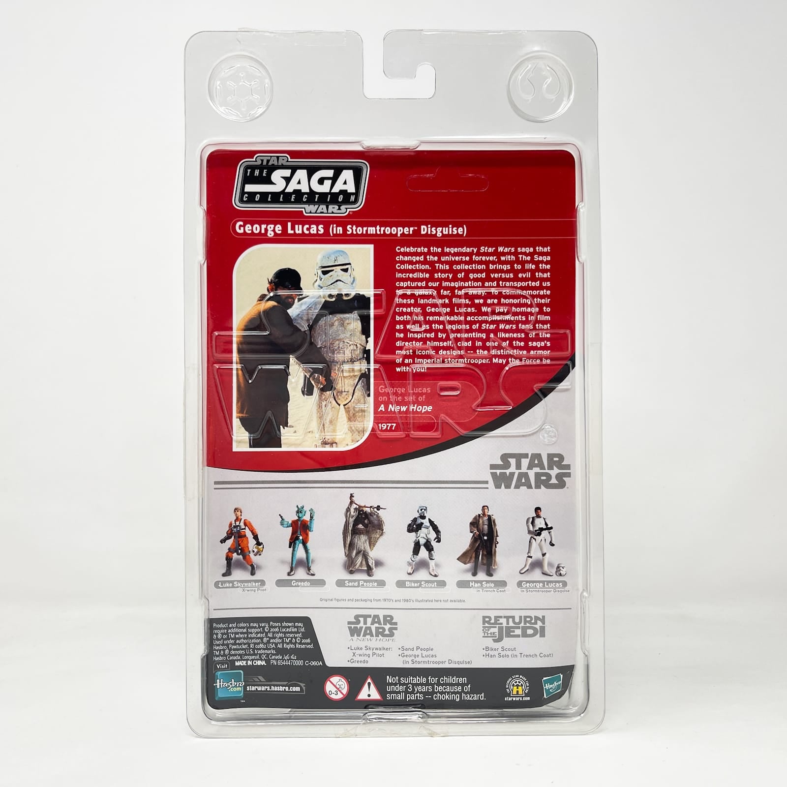 Vintage Hasbro Star Wars Mid MOC George Lucas Stormtrooper Disguise - Vintage Original Trilogy Collection (2006)