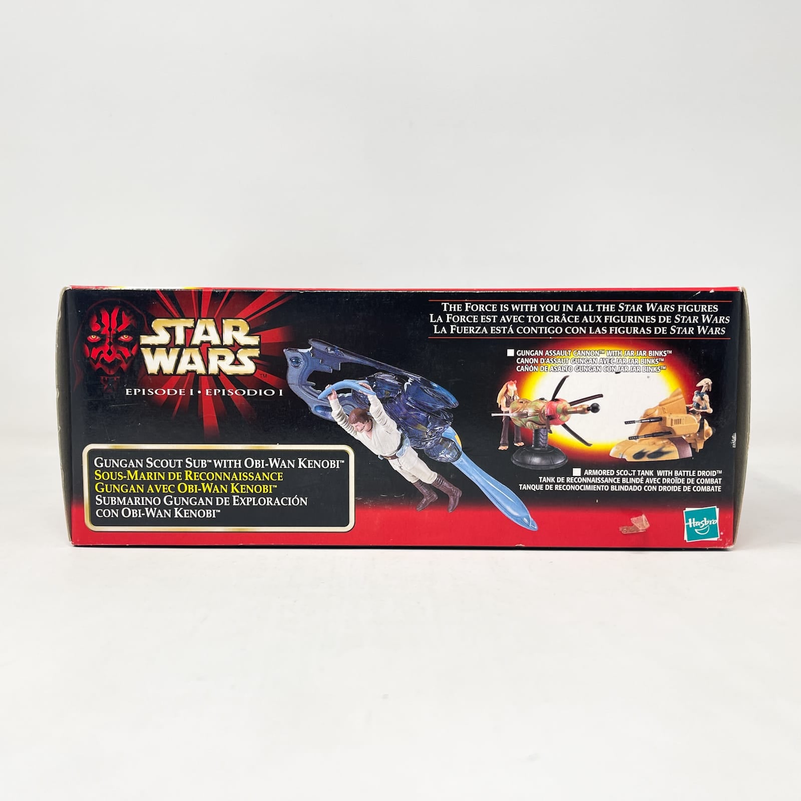 Vintage Hasbro Star Wars Mid MOC Gungan Scout Sub with Obi-Wan Kenobi - Hasbro The Phantom Menace (2000)