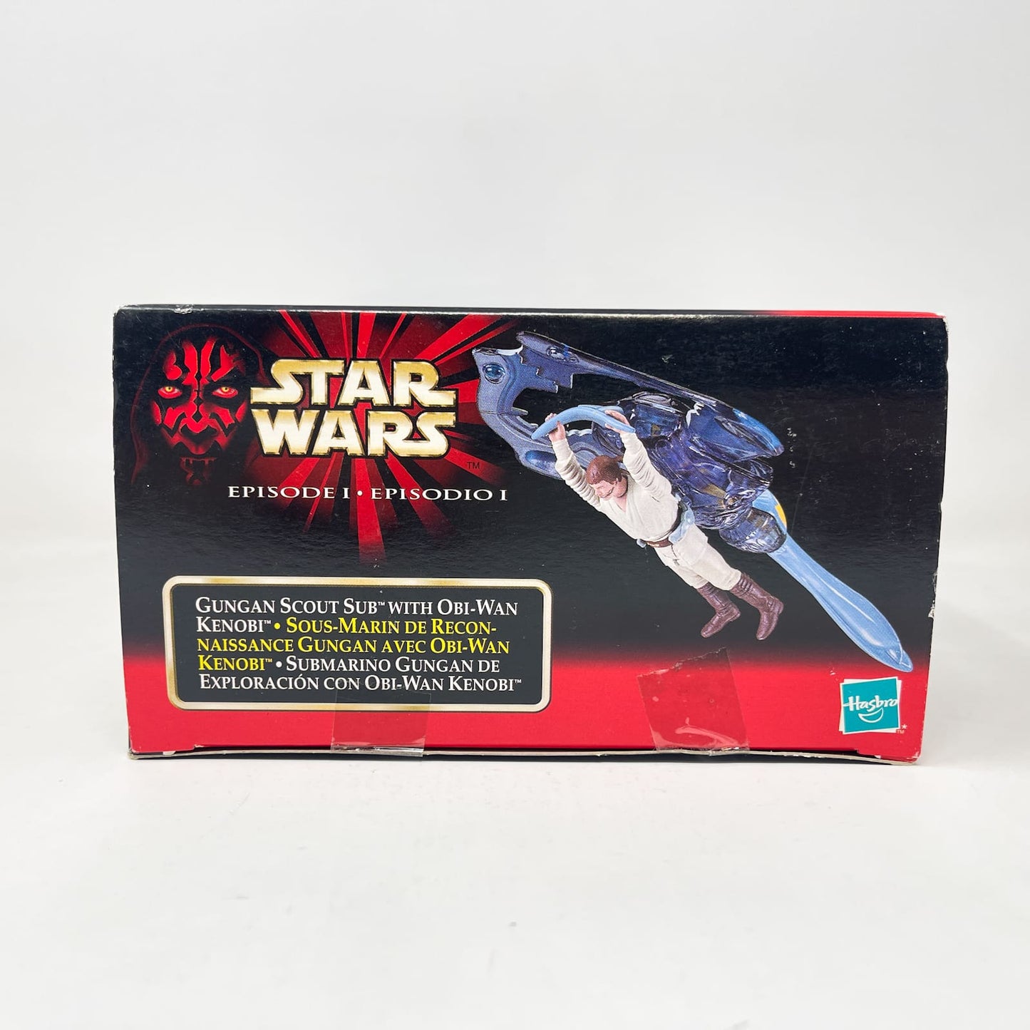 Vintage Hasbro Star Wars Mid MOC Gungan Scout Sub with Obi-Wan Kenobi - Hasbro The Phantom Menace (2000)