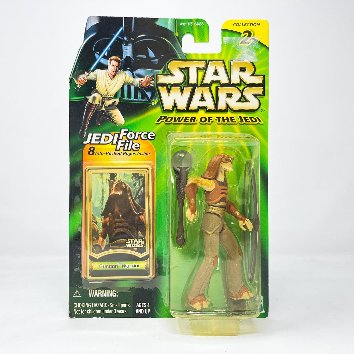 Vintage Hasbro Star Wars Mid MOC Gungan Warrior - Hasbro Power of the Jedi POTJ (2000)