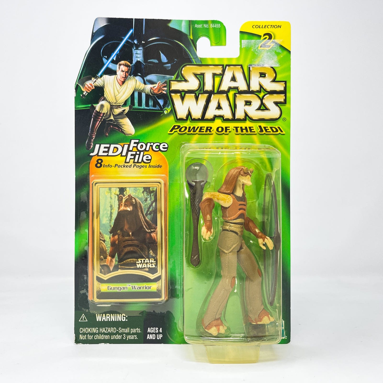 Vintage Hasbro Star Wars Mid MOC Gungan Warrior - Hasbro Power of the Jedi POTJ (2000)